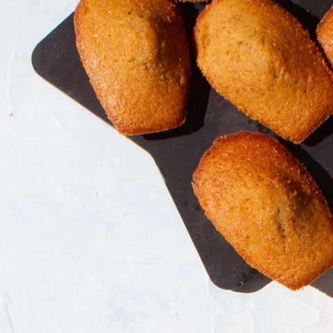 Madeleines sans gluten vanille-citron