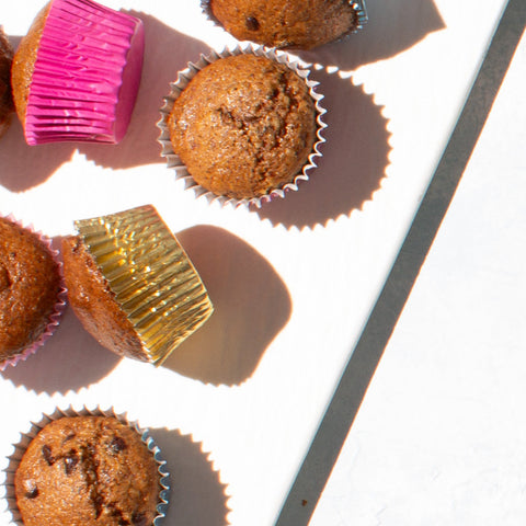 Mini-muffins sans gluten chocolat-noisette